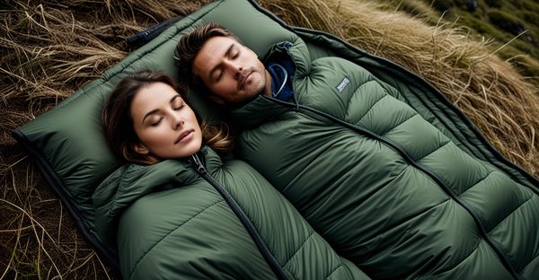 Sac de couchage en tissu anti-déchirures : confort à deux